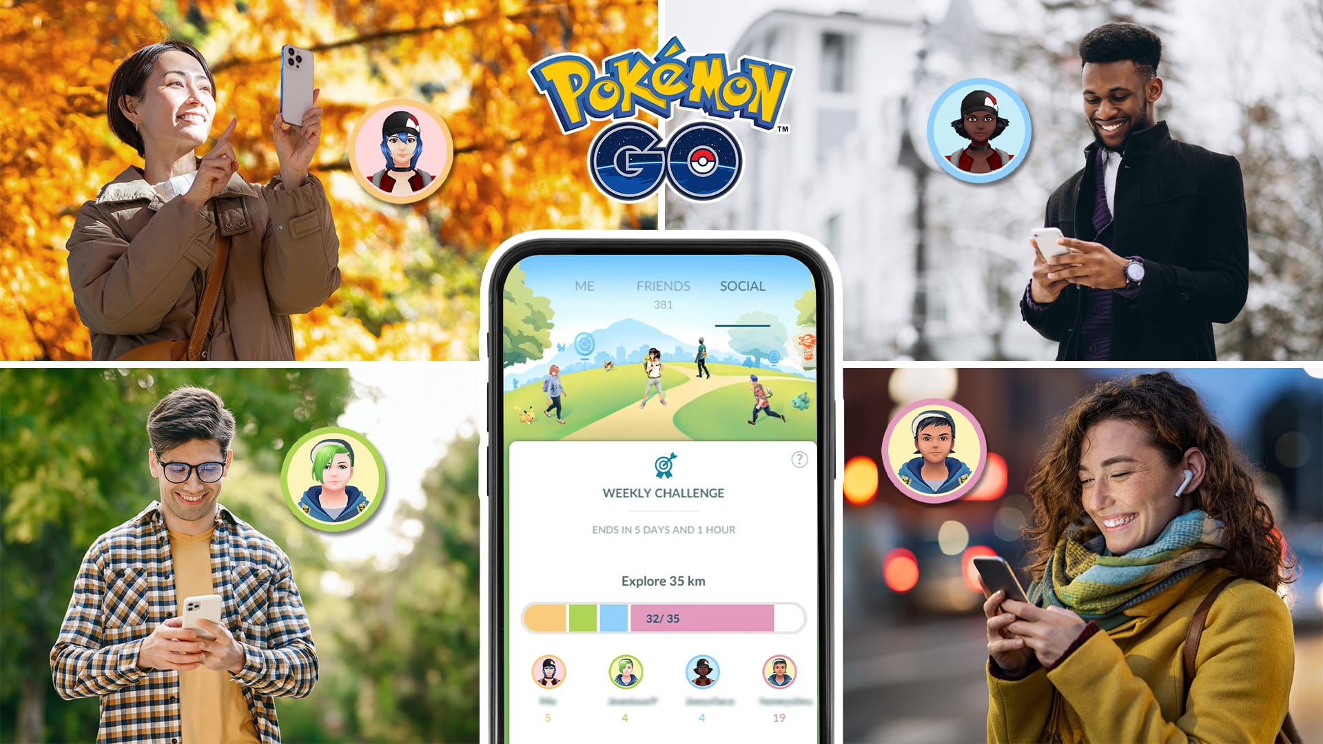 《Pokémon GO》全新「週間大挑戰」，與全球訓練家共組小隊挑戰任務