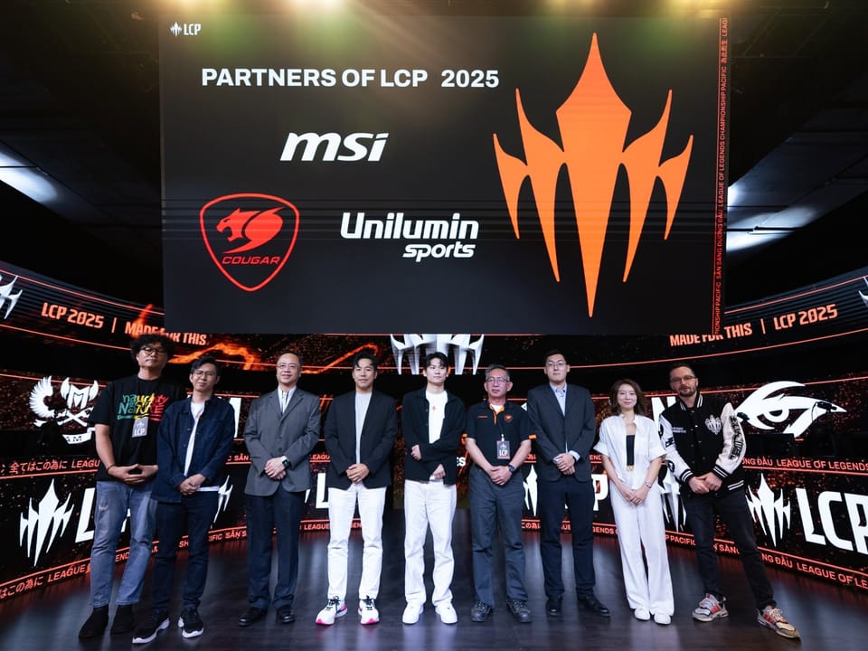 MSI微星科技提供《英雄聯盟》LCP電競設備，強化亞太布局